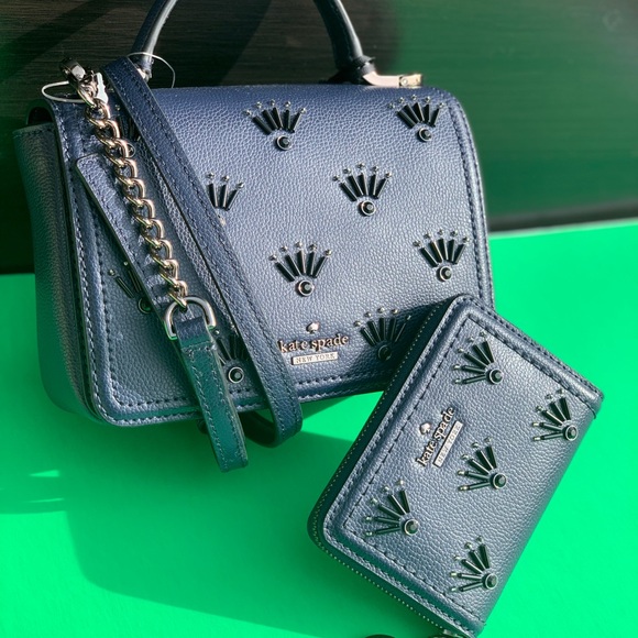kate spade Handbags - Kate Spade Maisie Embellished Leather Bag Set
